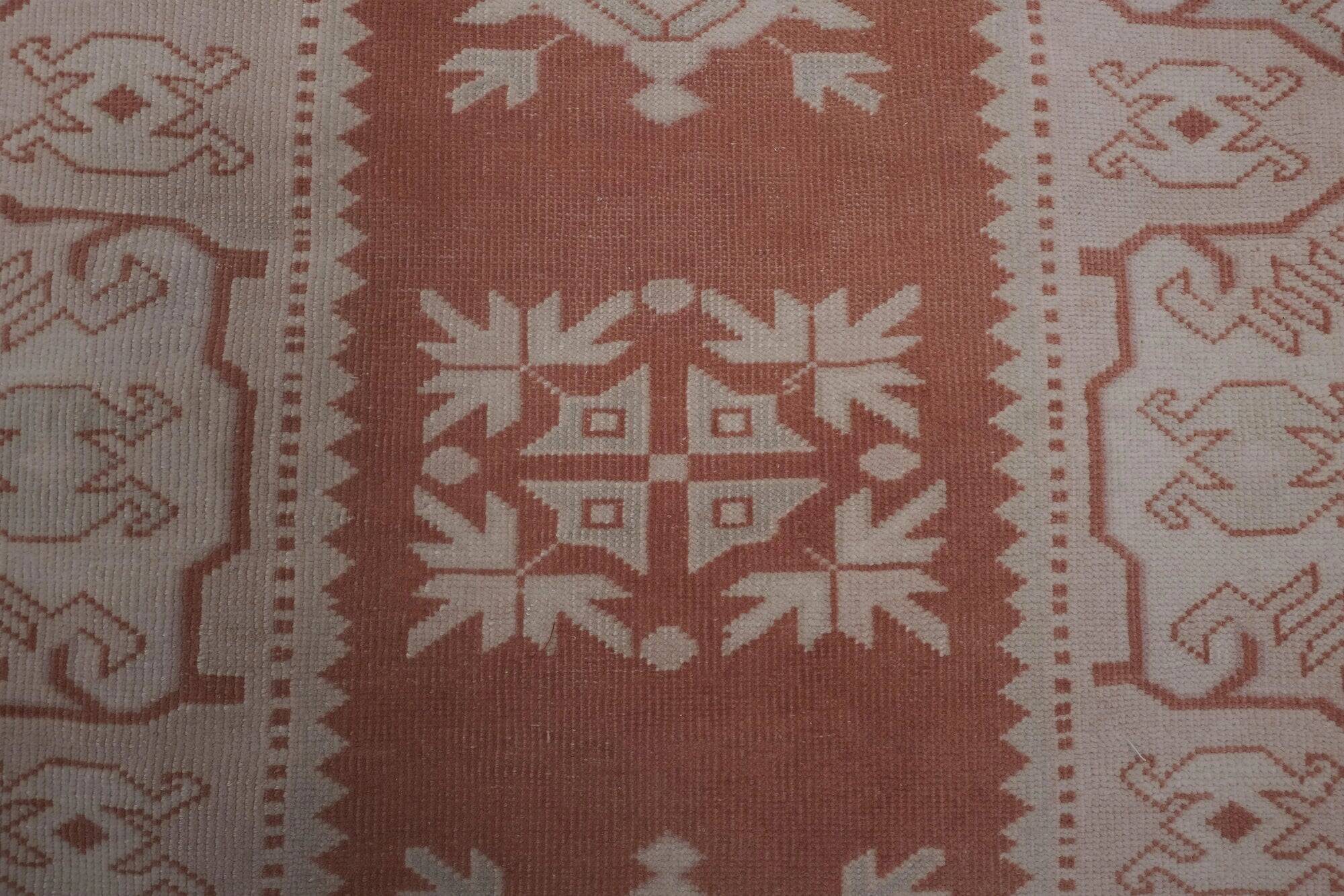 Vintage Turkish hallway rug 90x293 cm