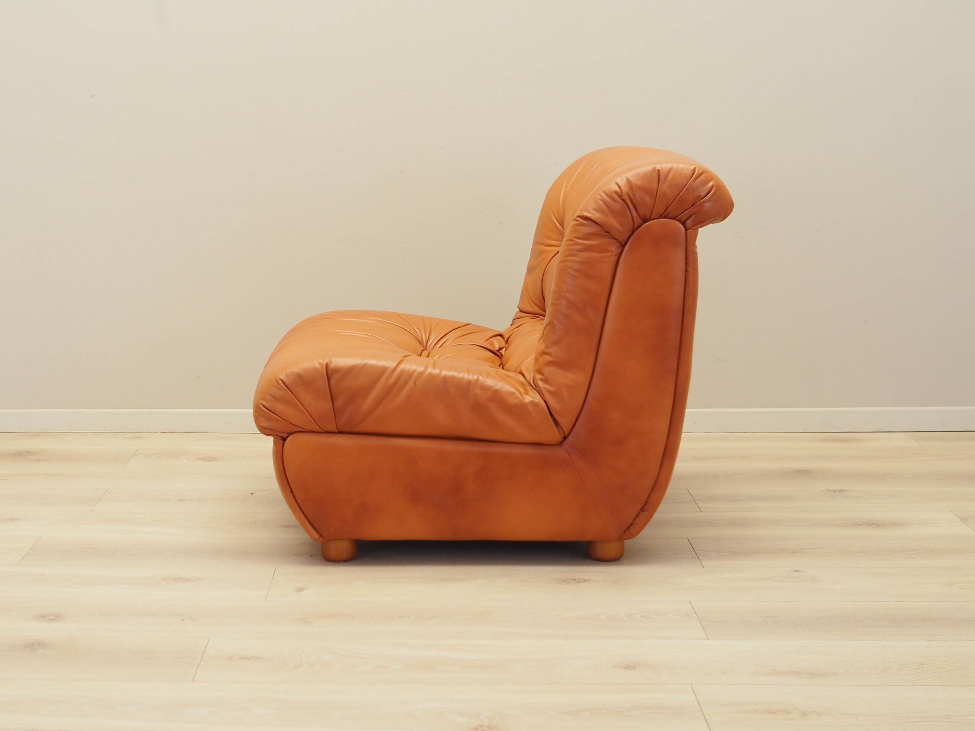 Red armchair, Italian design, 1970s, production: Italy