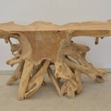 Teak root console