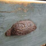 Antique shop counter