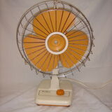 Vintage table fan Moulinex Orange 1970