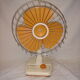 Ventilateur vintage de table Moulinex orange 1970