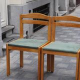 4 Musterring solid oak chairs, 1970
