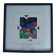 Tableau Vintage Art Optique - Victor Vasarely - Frame 40x40cm