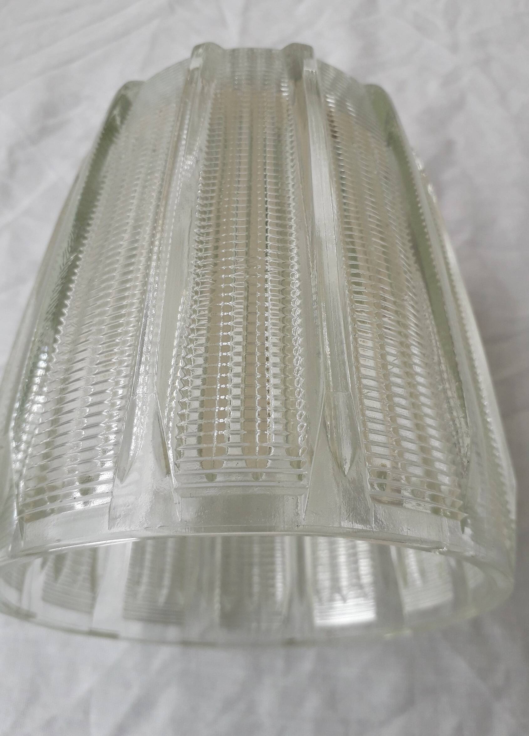 Abat-jour verre holophane