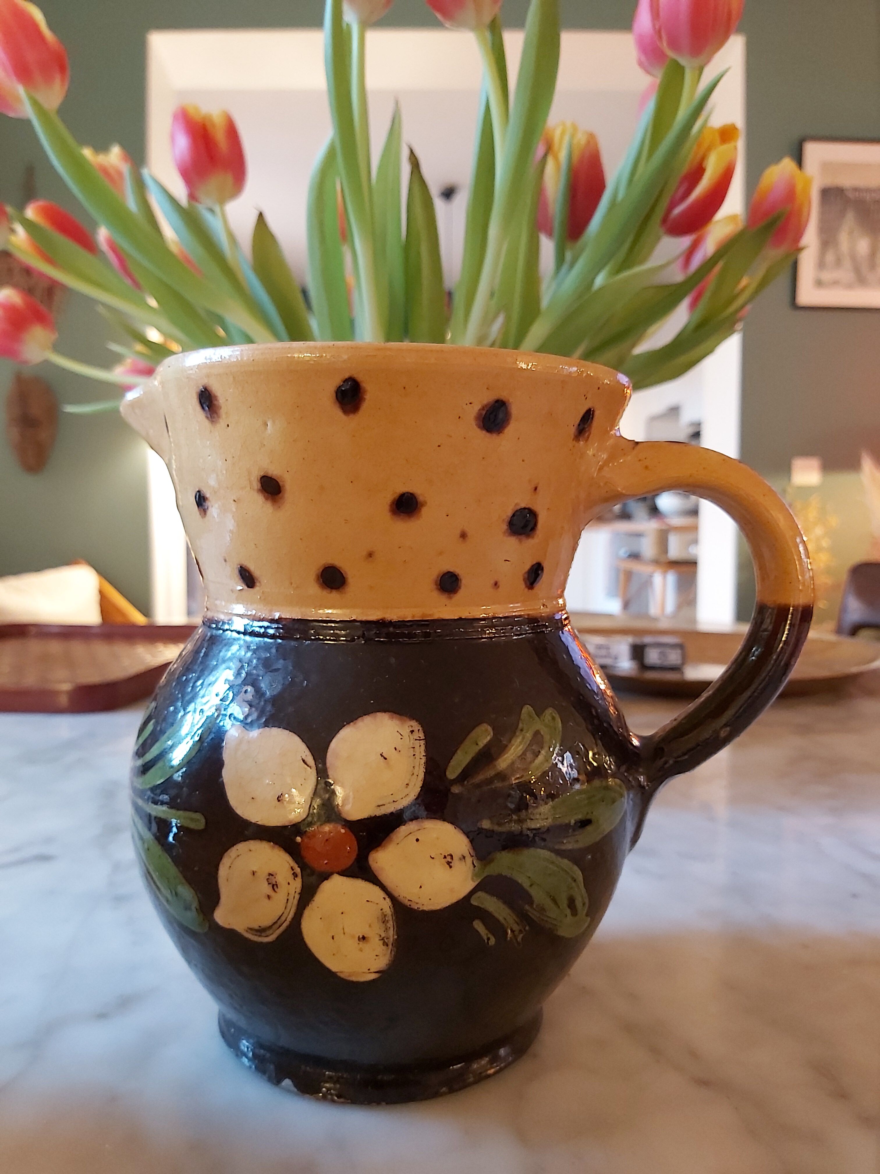 Vintage ceramic decanter