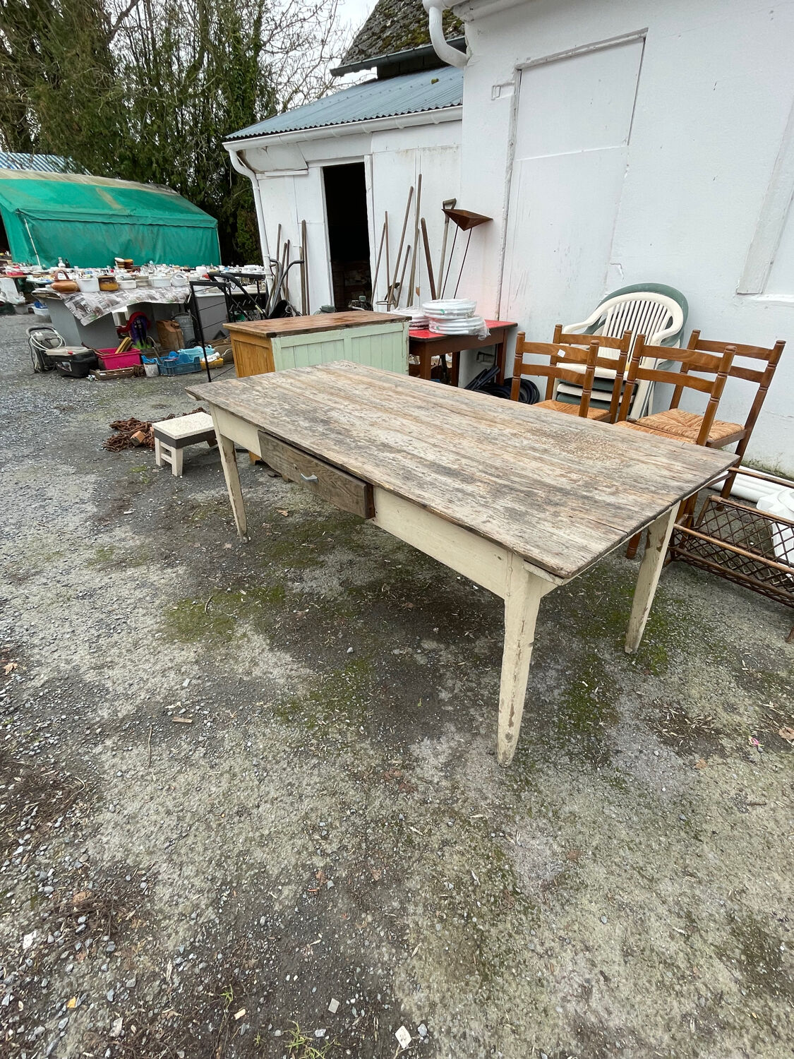 Old farm table