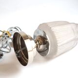 Art Deco fountain glass lamp