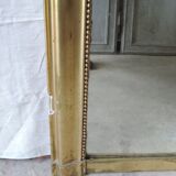Mirror with fronton Napoleon III 98x143cm