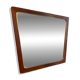 Trapezoidal mirror with teak frame, Denmark 1960