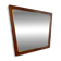 Trapezoidal mirror with teak frame, Denmark 1960