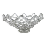 Art Deco, Barovier & Toso - Murano Intreccio glass centerpiece. 1940's