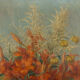Red Lilies, Oil on Canvas, 74 x 74 cm