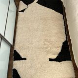 Tapis berbère béni ouarain design moderne descente de lit 101x185cm