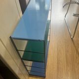 Vintage string metal wall shelf