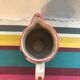 Former MBFA Pornic pitcher - ceramic handle and painted by Helena France vintage