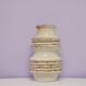 Vintage taupe pagoda west germany vase scheurich