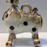 Small Jug Pitcher Pot Botijo Olive Oil Glazed Ceramic Spain