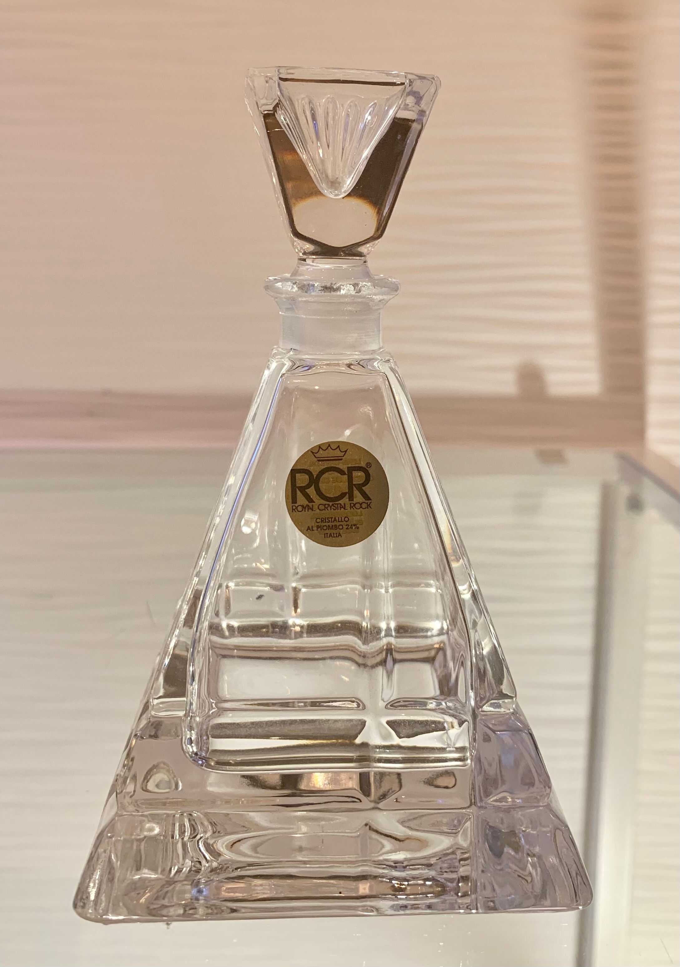 Trio RCR crystal perfume bottles