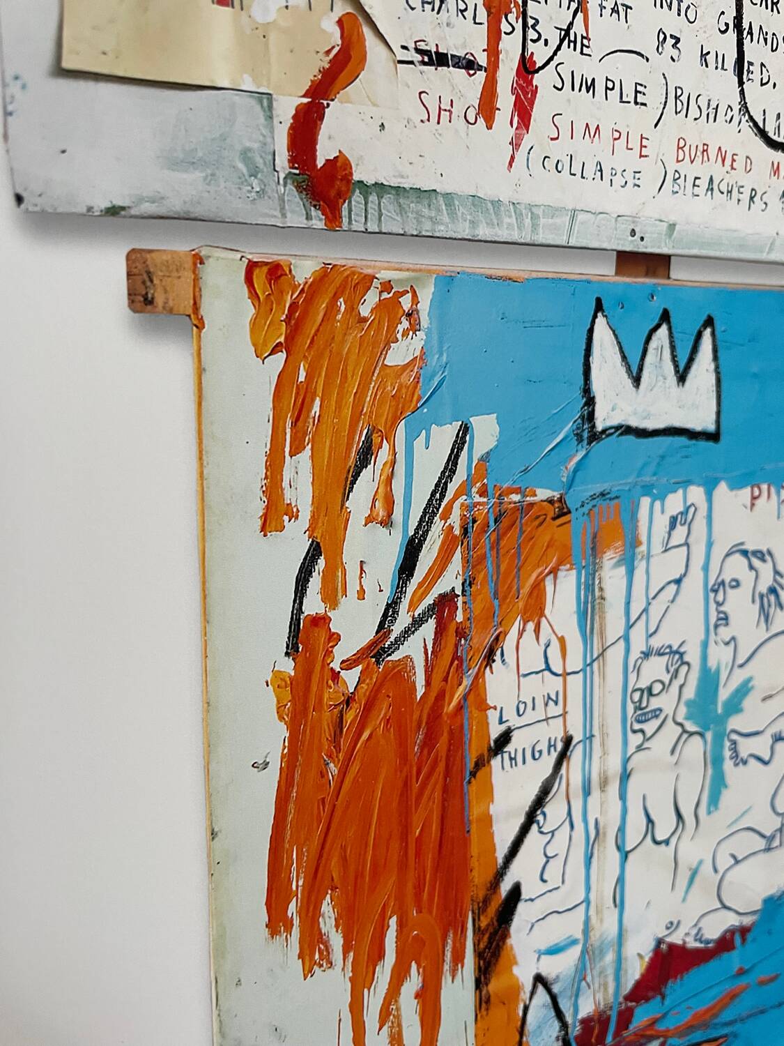 Jean Michel Basquiat (1960-1988) Piscine Versus the Best Hotels,1982, Licensed by Artestar NY