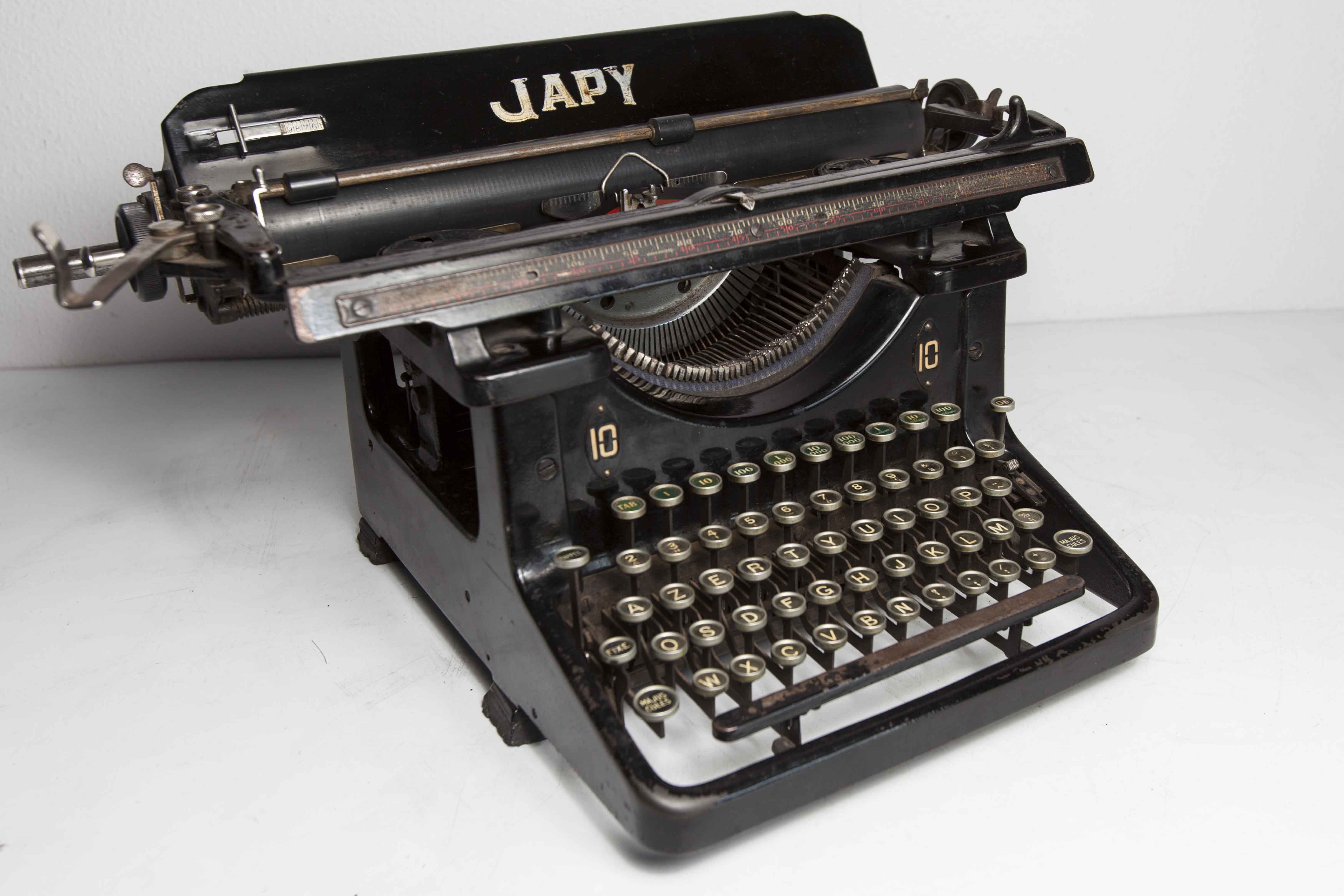 Japy Typewriter 10 1930 No.160707