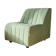 Armchair 1980s water green wool fabric