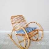 Rattan for child rocking chair