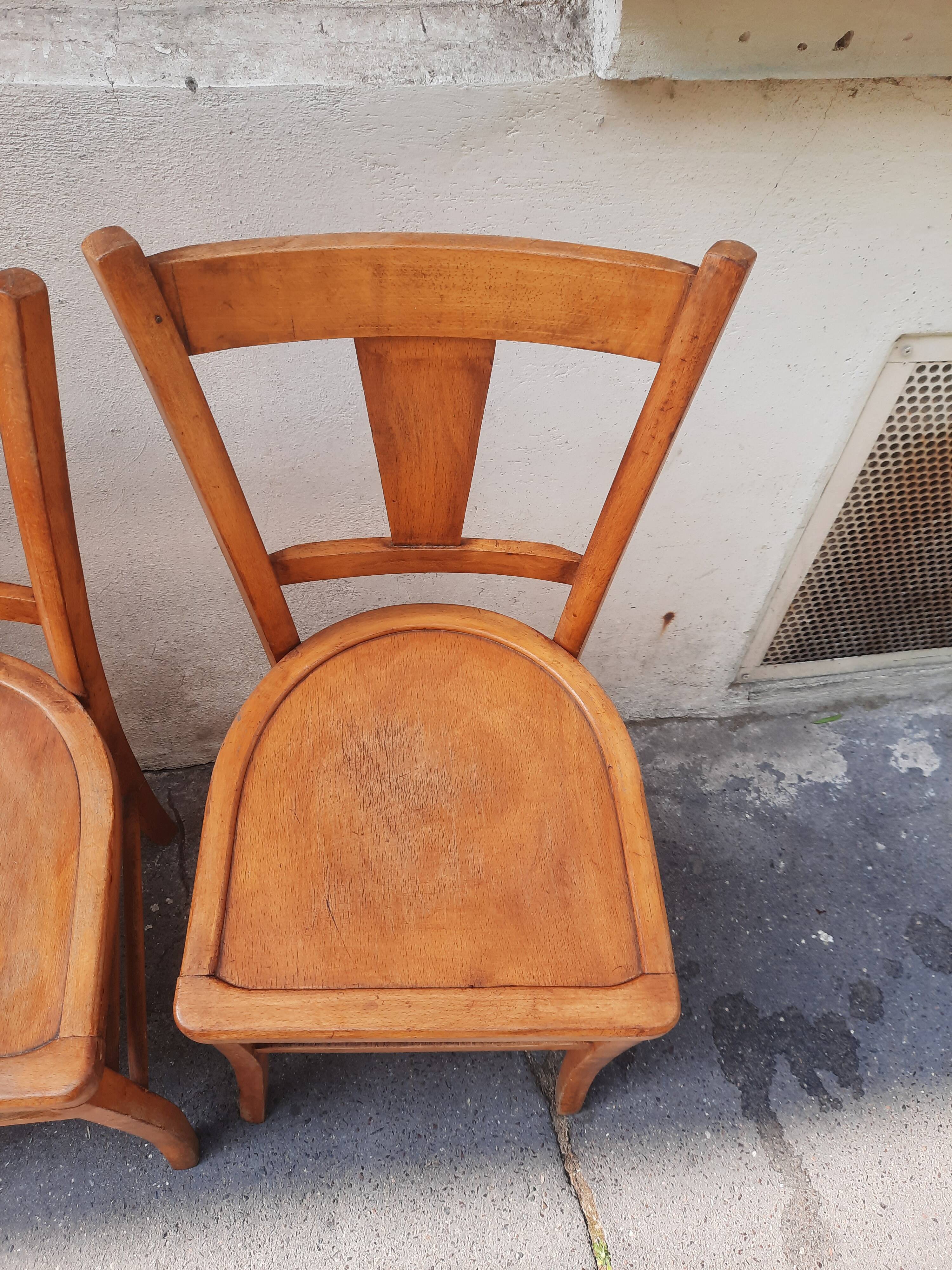 Lot de 3 chaises bistrot