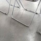 Ensemble de 4 chaises pliantes Castelli Plia, années 1960