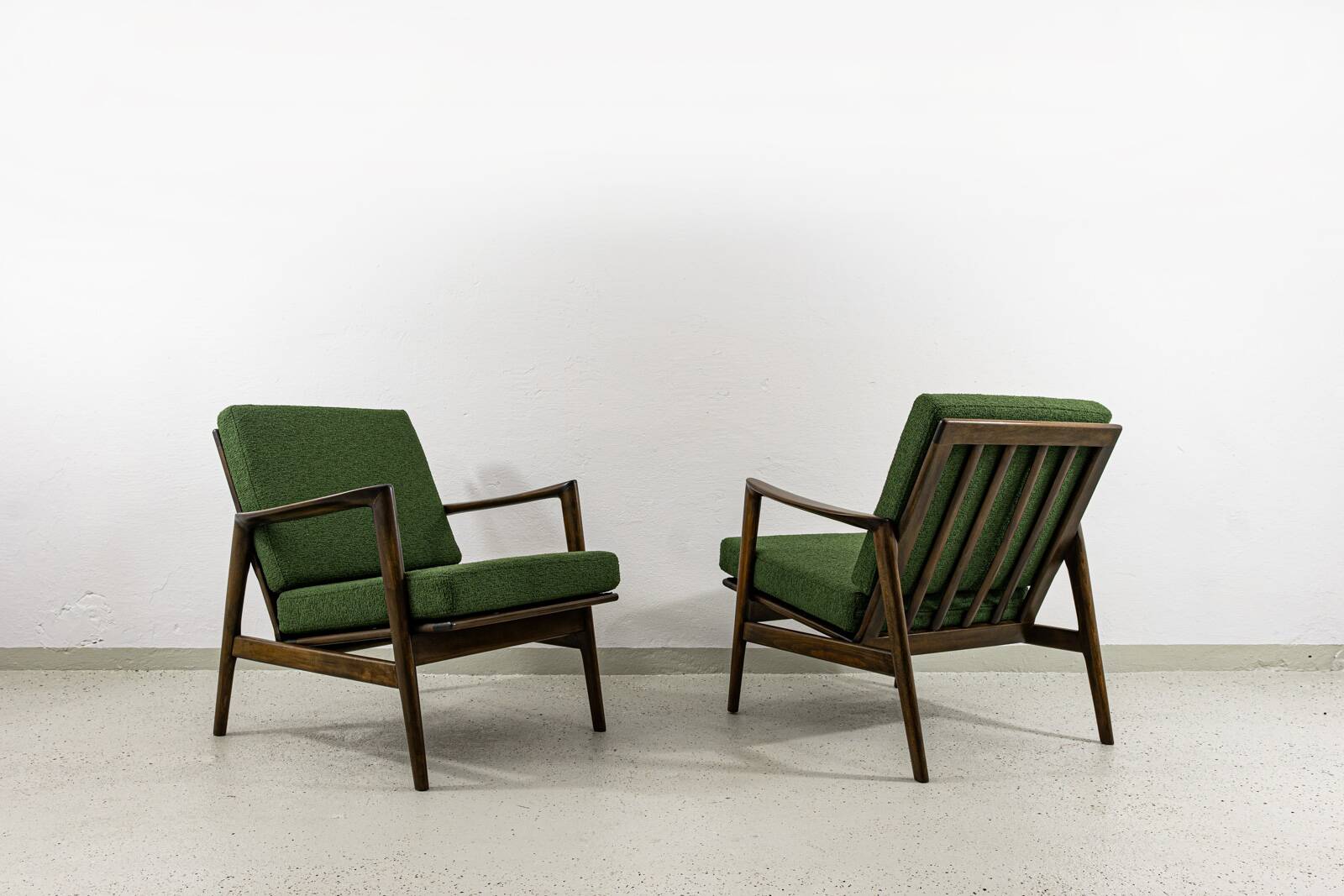 Mid Century Modern Armchairs By Sfm, Poland, 1960s, set of 2