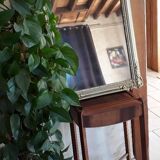 Miroir or patine blanche 72 x 52