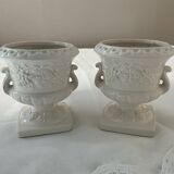 Ensemble de deux cache-pots Delfts