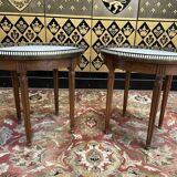 Pair of Louis XVI style bedside tables