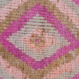 Pale pink vintage runner rug 300x86cm