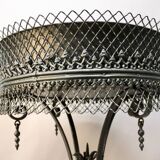 Large wrought iron planter