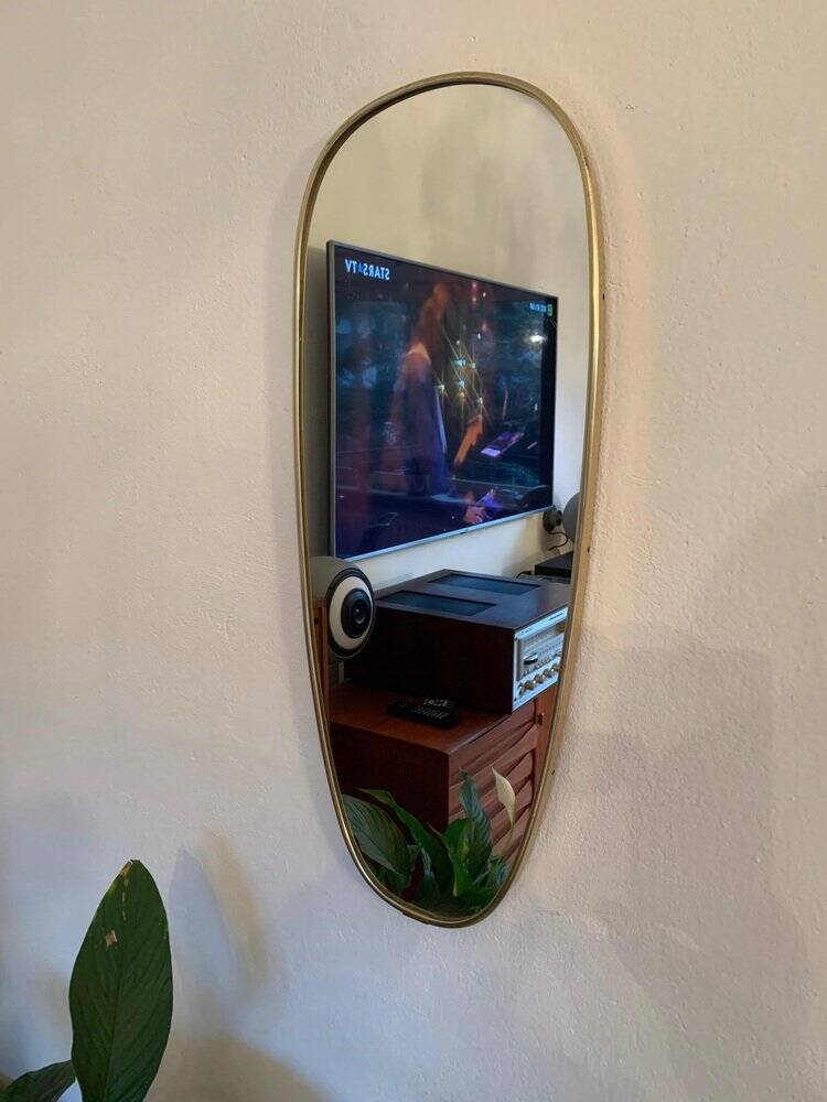 Mirror with gilt frame, 1970s