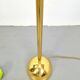 Brass Balance Reading Floor Lamp from Sölken Leuchten, 1980s