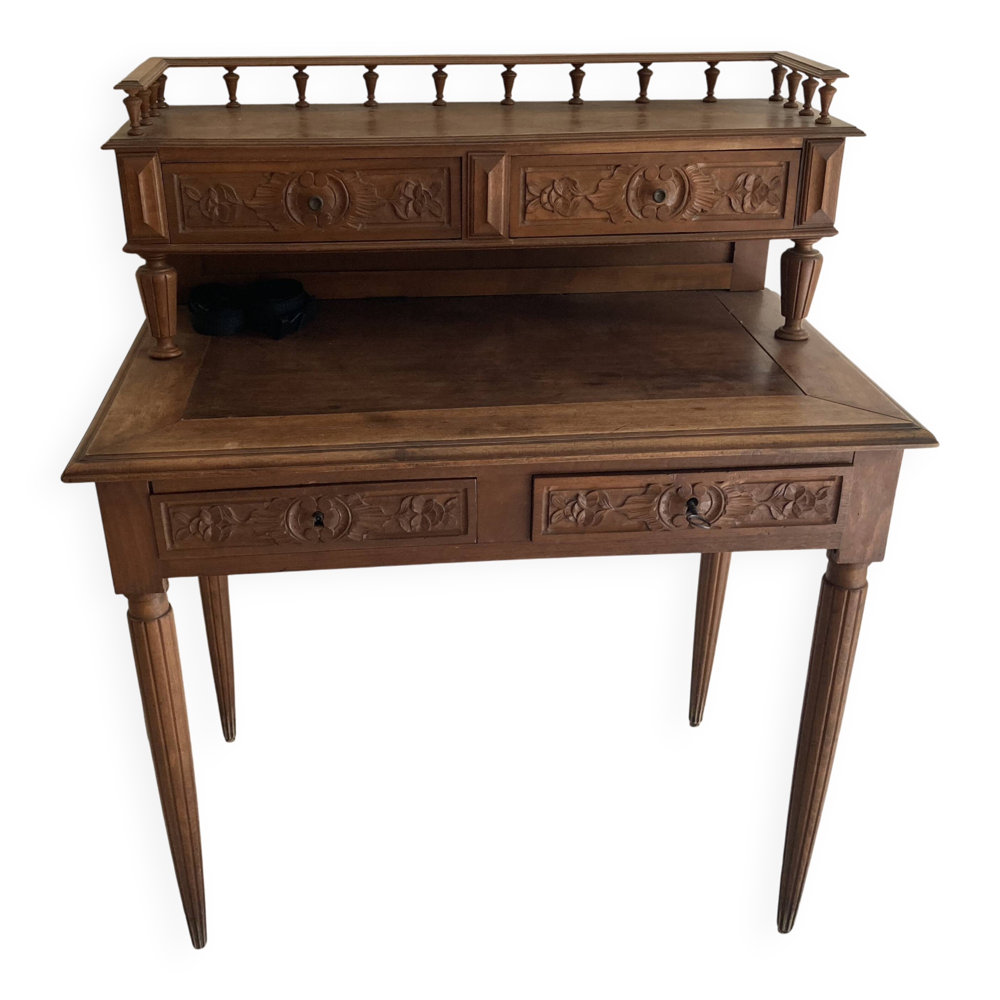 Wooden hairdresser's chair