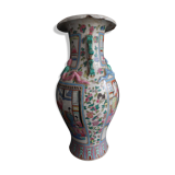 Vase chinois famille rose 46cm porcelaine Chine marque kangxi 19th