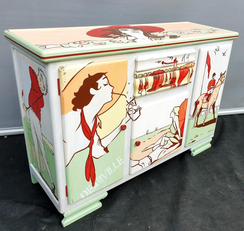 Buffet Deauville 1950 pop art XIX by Laurence DELMOTTE BERREBY