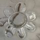 Art Deco glass press basin suspension signed Degue