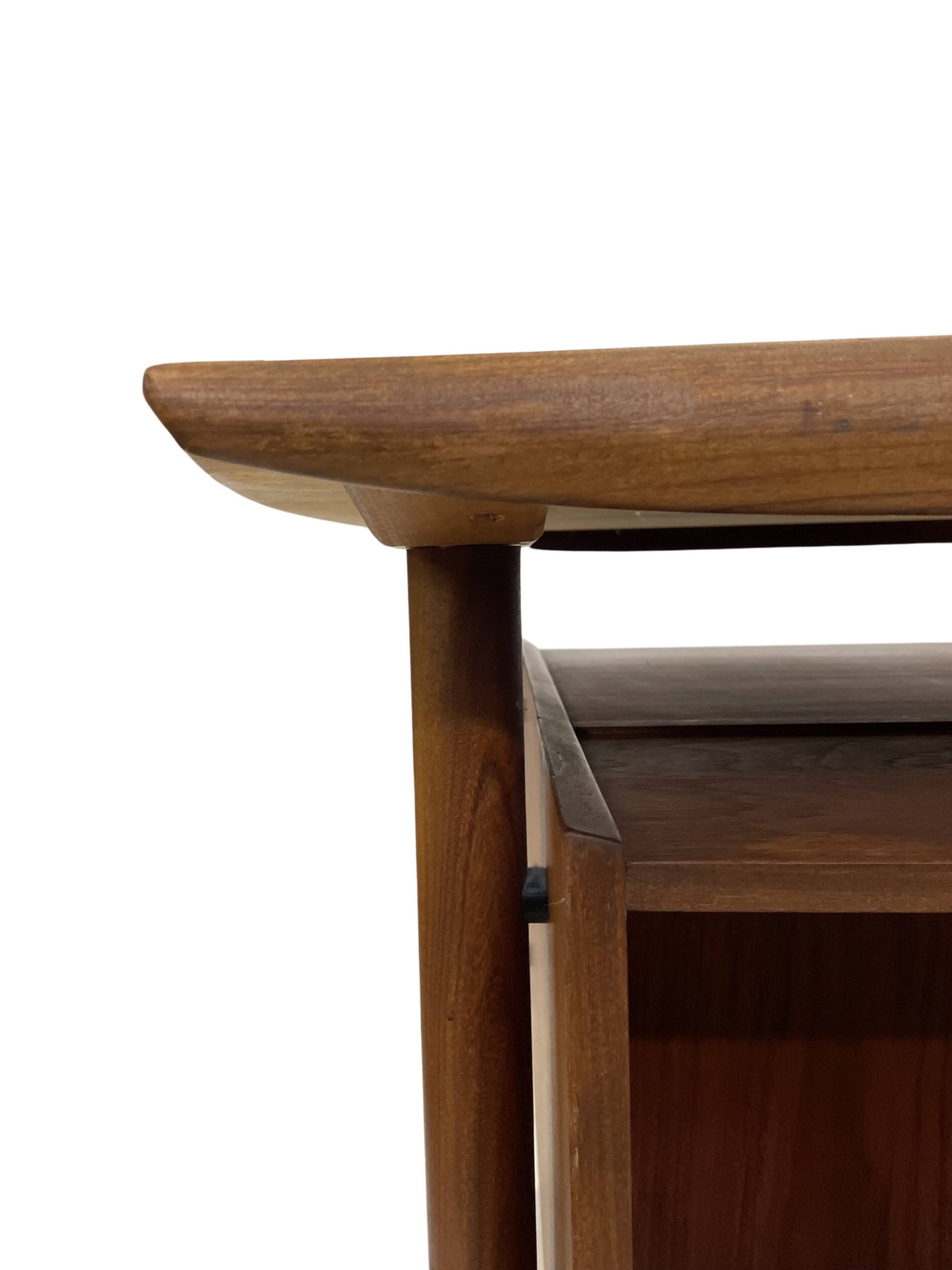 Bureau vintage en teck de Tijsseling pour Propos Hulmefa 1960