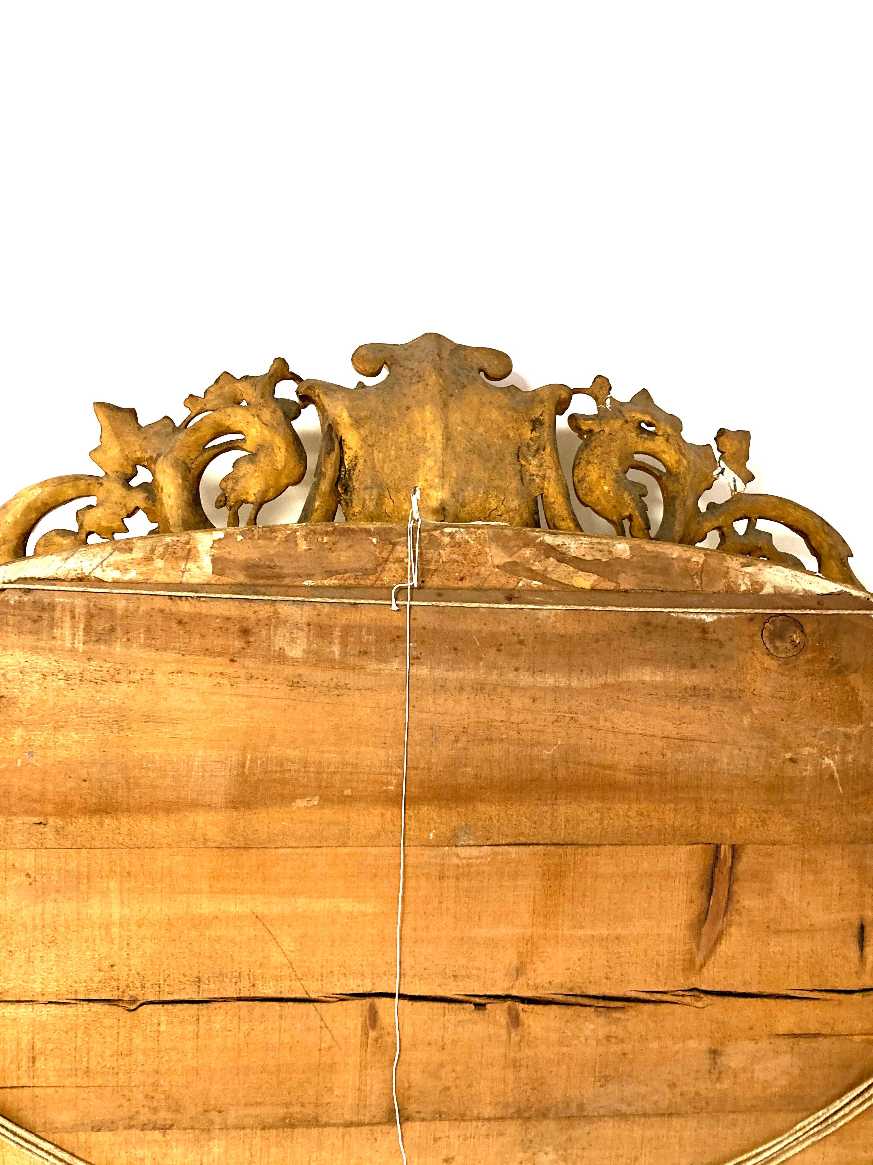 Large mirror Napoleon III 117x186cm