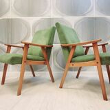 Two vintage armchairs