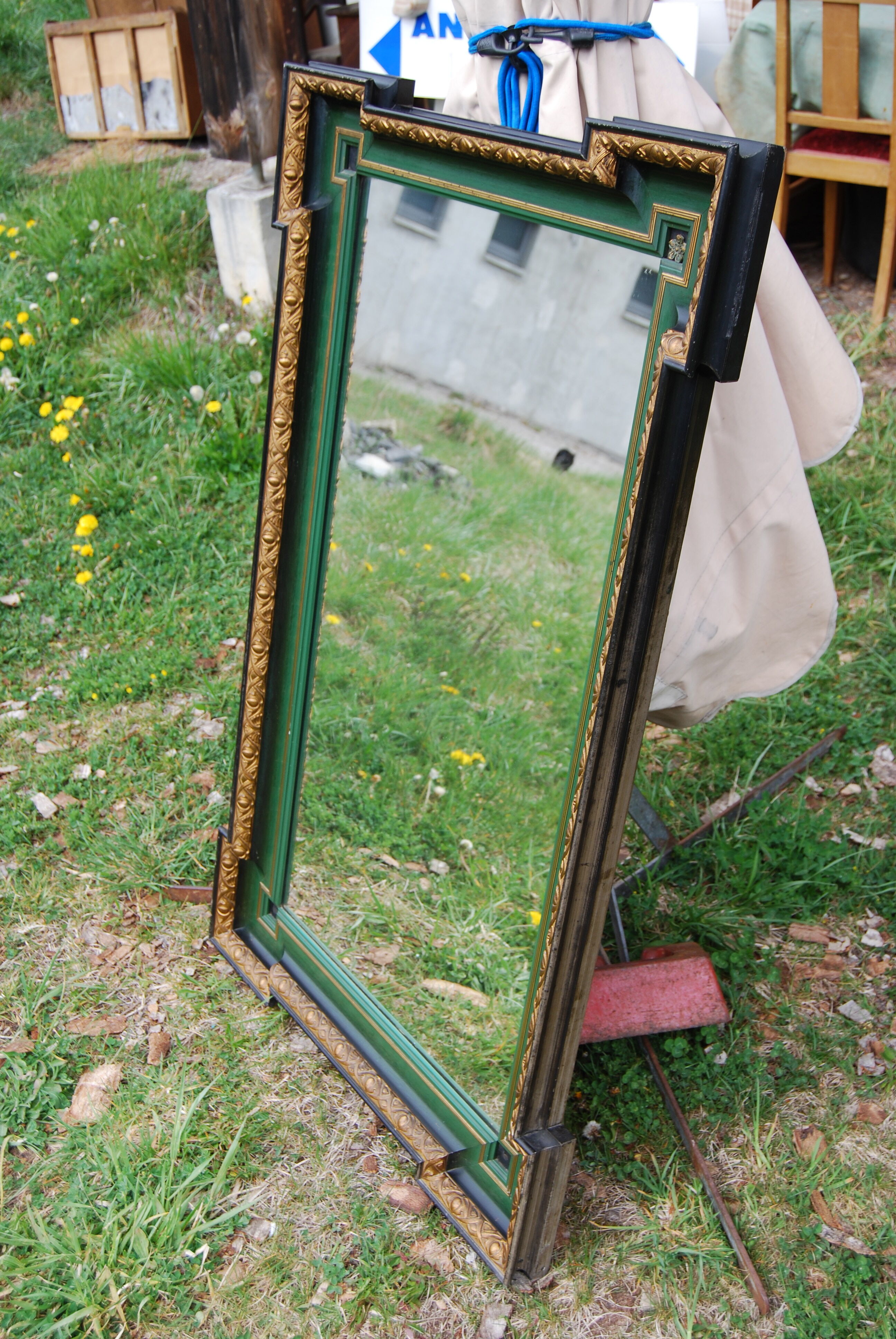 Art Nouveau wall mirror 79x127cm