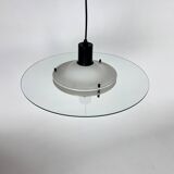 Postmodern Glass Italian Pendant, 1980s