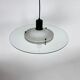 Postmodern Glass Italian Pendant, 1980s