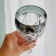 Amaris Nachtmann 6 Large Iridescent Colored Crystal Wine and Water Glasses