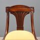 Antique Louis-Philippe walnut chairs, Italy, 19th century