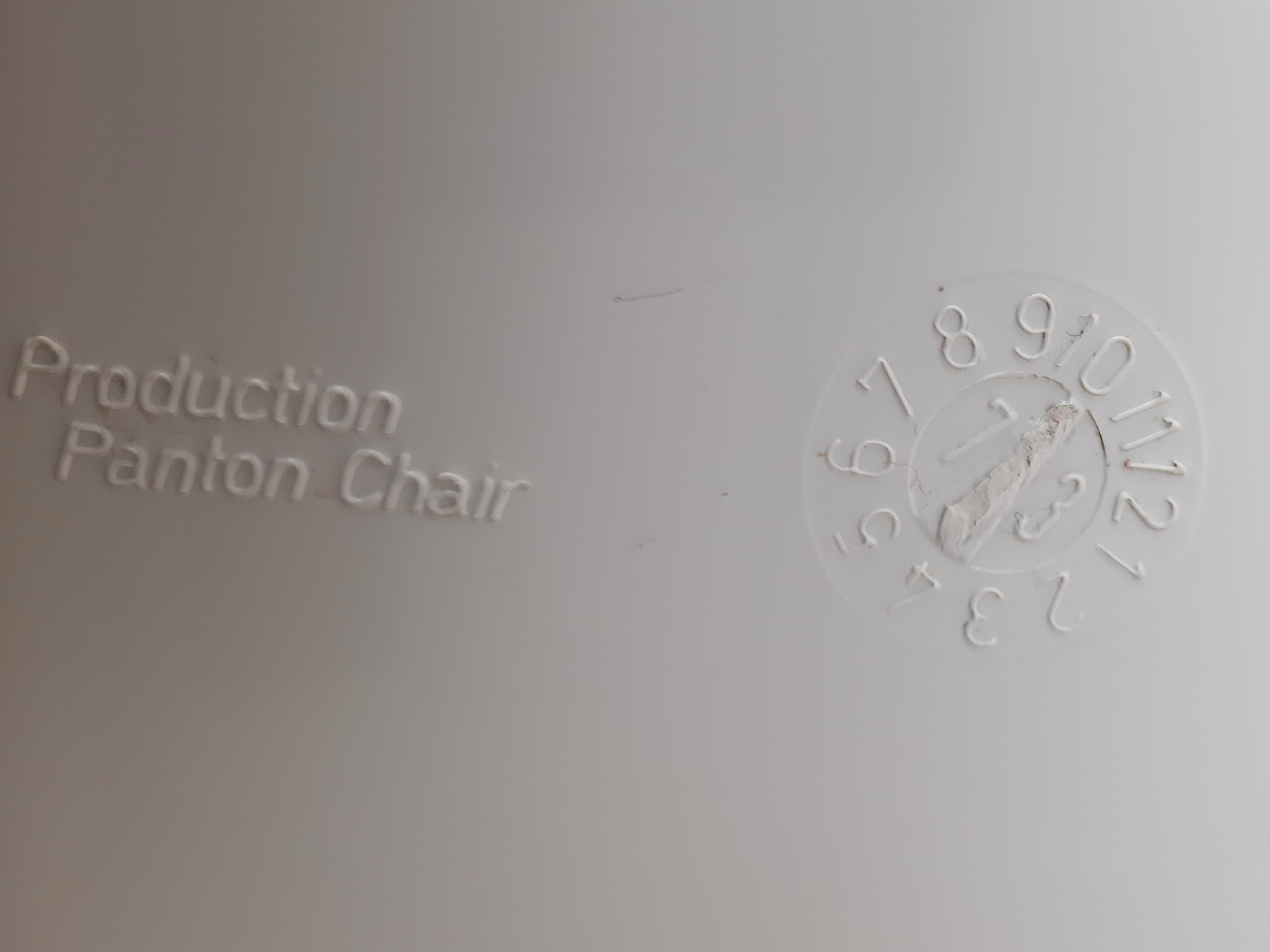 Set of 4 chairs S by Verner Panton, Vitra edition, 1973